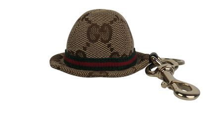 Gucci GG Hat Keyring, front view
